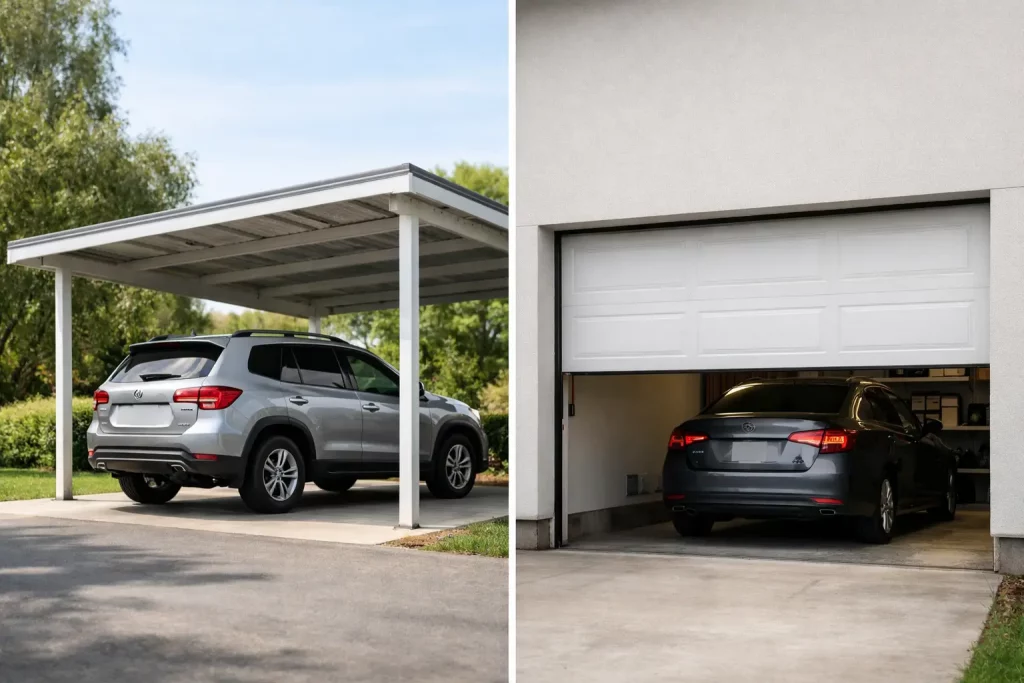 Carport Versus Enclosed Garage: Which Fits?